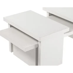 Sanctuary soffbord 110 x 45 cm - Vit trä