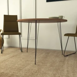 Sandalf matbord 90 cm - Valnöt