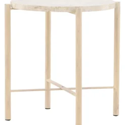 Sandhamn soffbord Ø40 cm - Beige