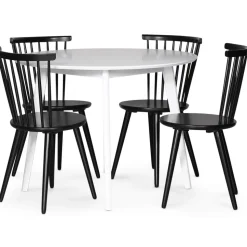 Sandhamn vitt runt matbord Ø100 cm