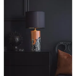 Sara Metallinsida lampskärm - Svart/Guld