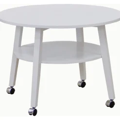 Sara runt soffbord Ø80 cm - Vit