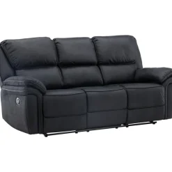 Saranda 3-sits reclinersoffa - Svart