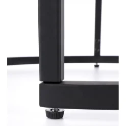 Satsbord valnöt/svart Ø43/53 cm - Tore + Textilrengöring för möbler