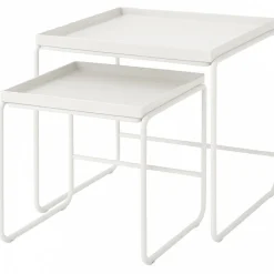 Satsbord vitt i set om 2 st bord