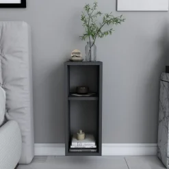 Sault sängbord - Antracit