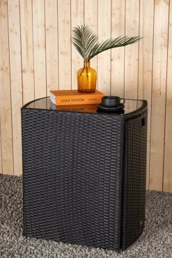 Savanna cafégrupp - Grå + Textilskydd för utemöbler