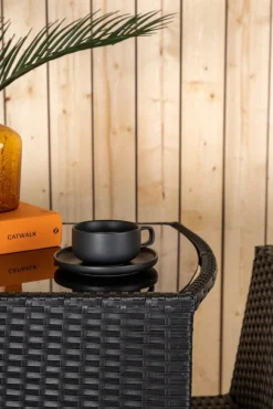 Savanna cafégrupp - Grå + Textilskydd för utemöbler