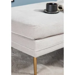 Savanna sittpuff - Beige manchester