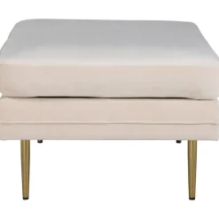 Savanna sittpuff - Beige sammet