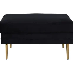 Savanna sittpuff - Svart sammet