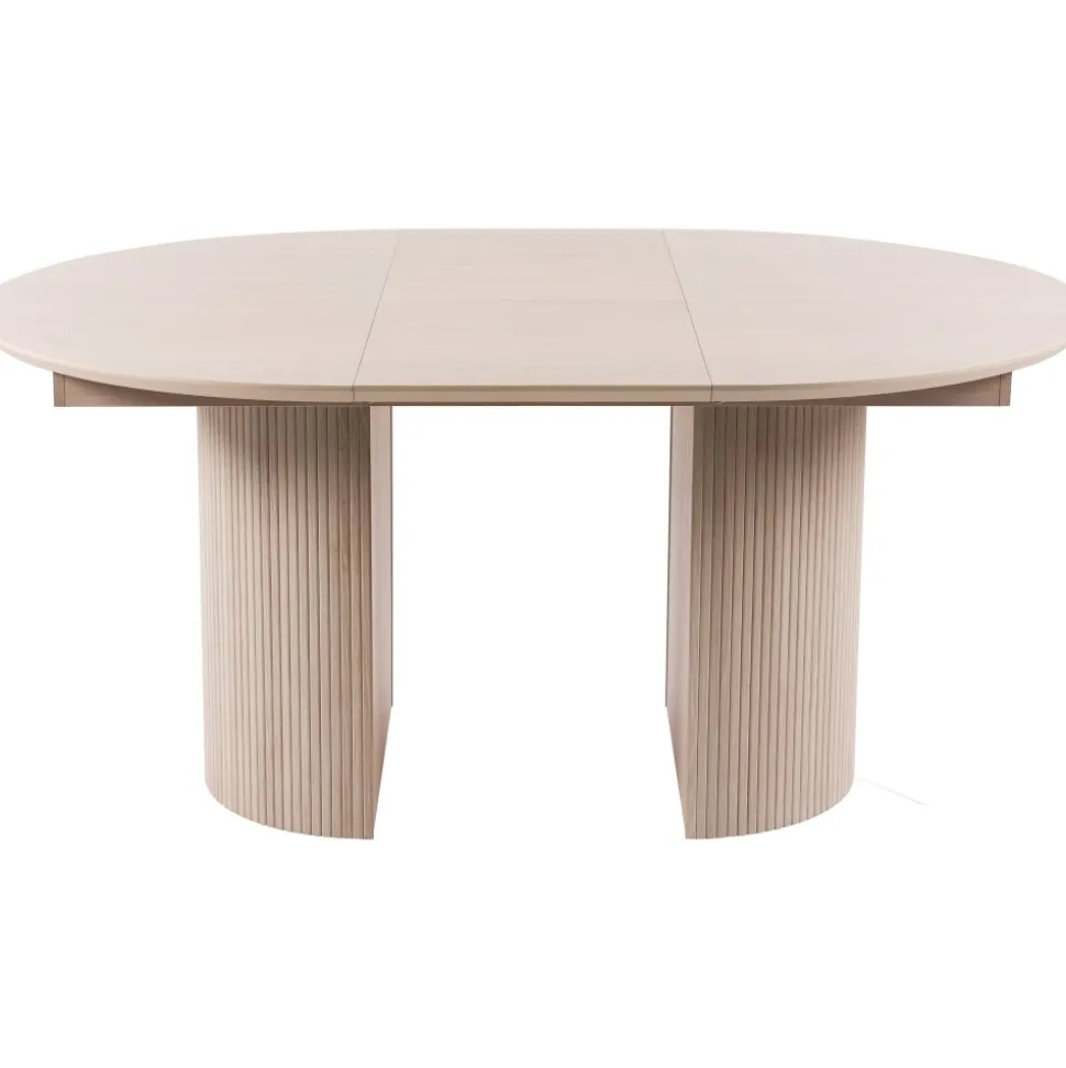 Scarlett matbord ø120 cm - Vitpigmenterad ek