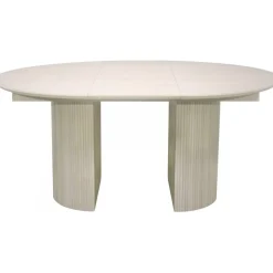 Scarlett matbord ø120 cm - Vitpigmenterad ek