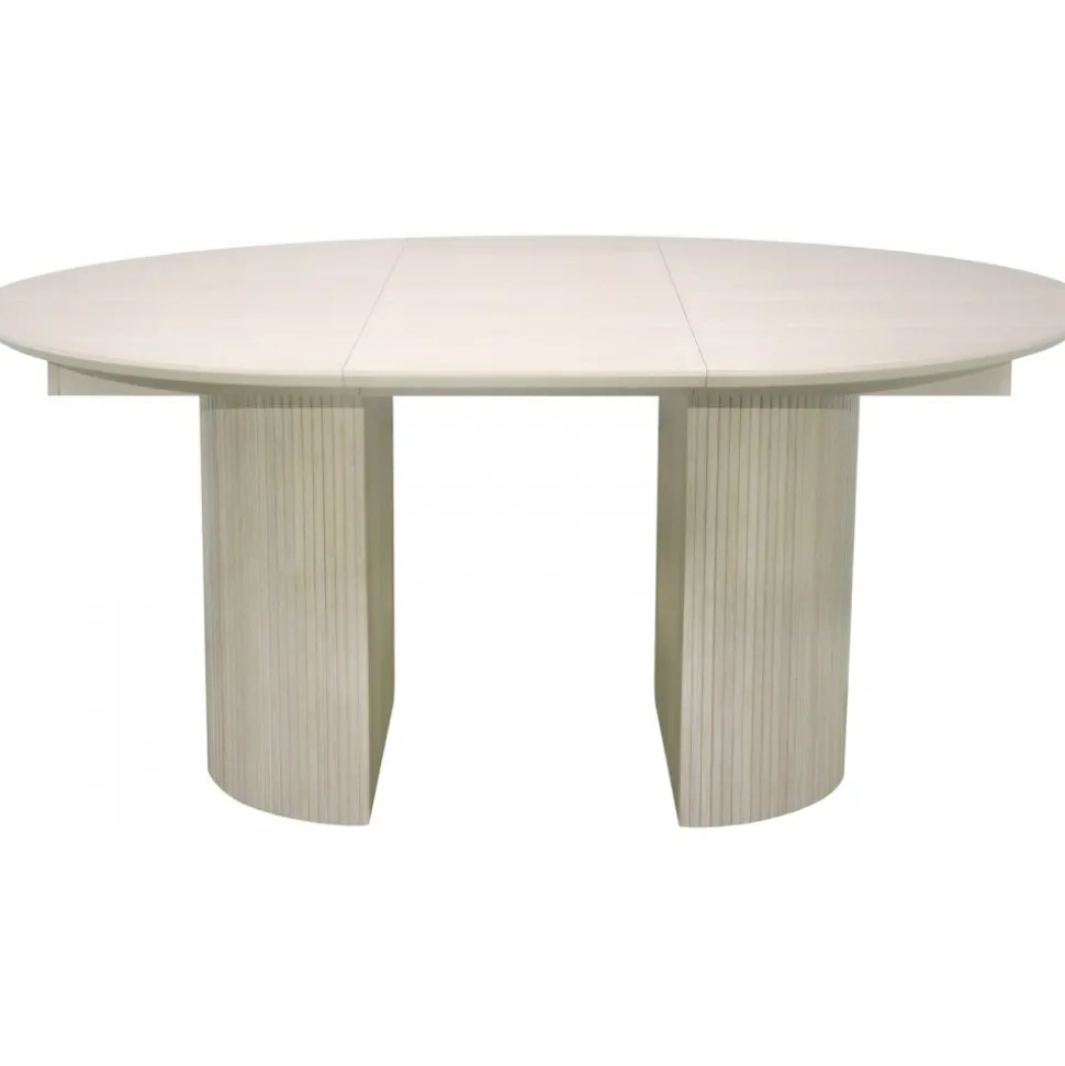 Scarlett matbord ø120 cm - Vitpigmenterad ek