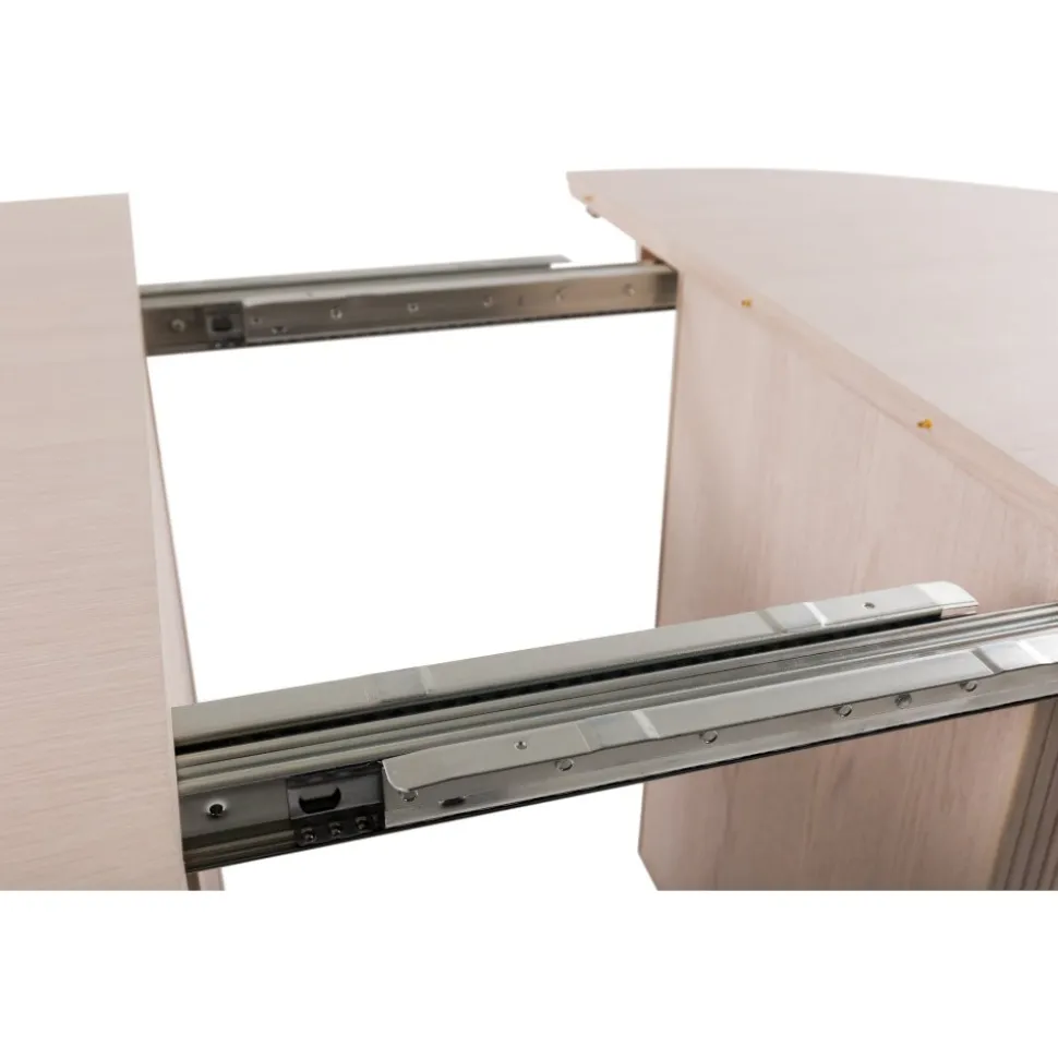 Scarlett matbord ø120 cm - Vitpigmenterad ek