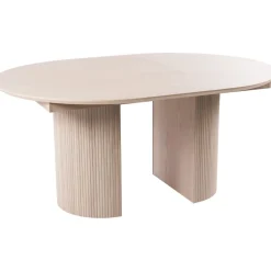 Scarlett matbord ø120 cm - Vitpigmenterad ek + Textilrengöring för möbler