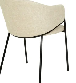 Seat matgrupp, matbord med 4 st Stacey sammetsstolar - Svart/beige