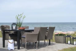 Seattle utestol - Mörkbrun + Textilrengöring för möbler