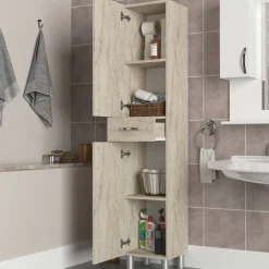 Selin badrumsskåp - Travertin