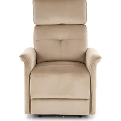Semir elektrisk reclinerfåtölj med USB - beige sammet