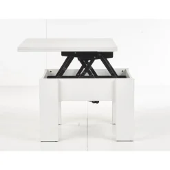 Serafin höj och sänkbart soffbord 80-160 x 80 cm - Vit