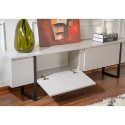 Serenity TV-bänk - Grå/svart