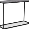 Shanghai konsolbord 110 x 30 cm - Cementimitation / Svart