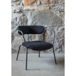 Shaun fåtölj - Svart teddy