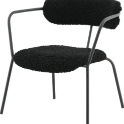 Shaun fåtölj - Svart teddy