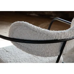 Shaun fåtölj - Vit teddy