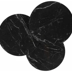 Sia satsbord Ø38 cm - Grå/svart