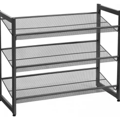 Sibel skohylla svart 74 x 62,5 cm