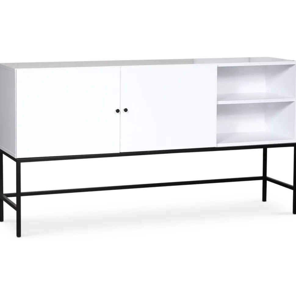 Sideboard 160 cm bred vit