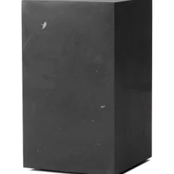 Sidobord 50 cm hög - Svart marmor(laminat)