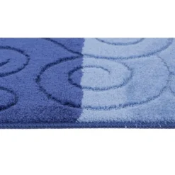 Sile badrumsmatta - Blå/mörkblå
