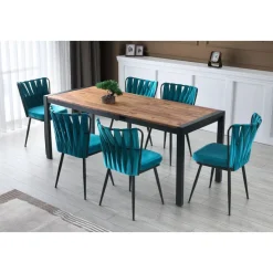 Silvia matbord 120-187 cm - Furu