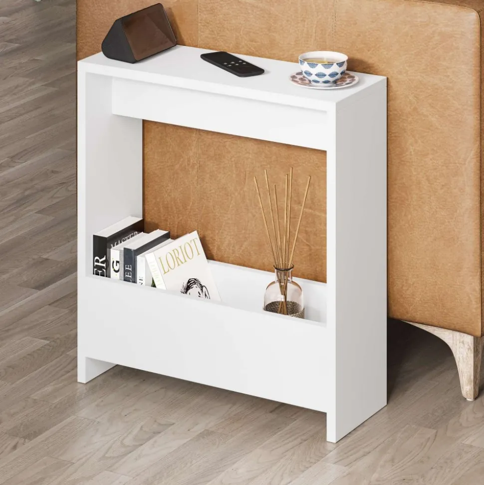 Simpi sidobord - Vit