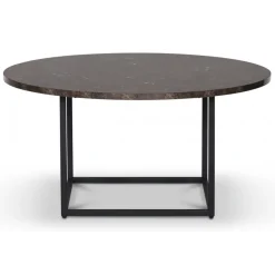 Sintorp runt soffbord Ø90 cm - Brun marmor (Exklusivt laminat)