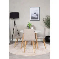 Sirocco Lyx matstol - Ljusgrå