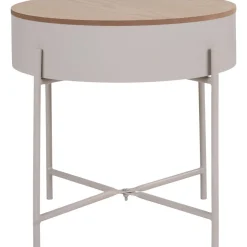 Sisco sidobord Beige/Grå Ø40 cm