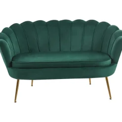 2-sits soffa grön/mässing - Kingsley + Möbeltassar