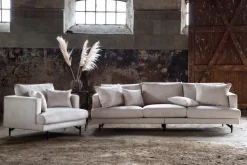 3-sits soffa i beige manchester - Hedlunda