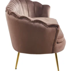 3-sits soffa i brun sammet - Kingsley + Fläckborttagare för möbler