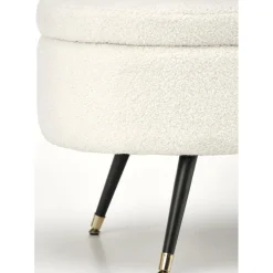 Sittbänk med förvaring offwhite 120 cm bred