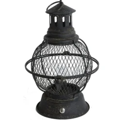 Sjö ljuslykta elektrisk - Höjd 24 cm