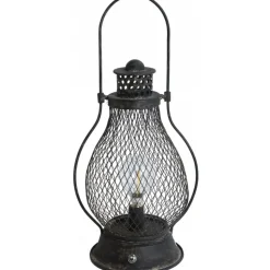 Sjö ljuslykta elektrisk - Höjd 32 cm