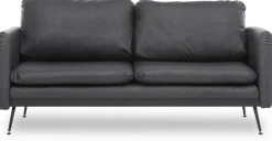 Sjötorp 2-sits soffa i svart PU