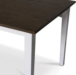 Skagen matbord 140x90 cm - Brunoljad ek / Vit