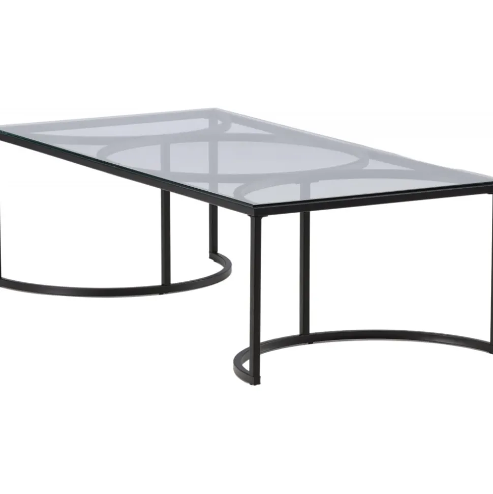 Skanör soffbord 140 x 70 cm - Svart