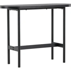 Skate sidobord 110 x 40 cm - Svart